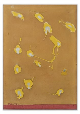 Giulio Turcato "Composizione" 1968
olio su gommapiuma applicata su tela
cm 100x7