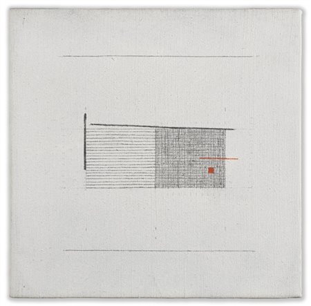 Bice Lazzari "Acrilico n. 9" 1979
acrilico su tela
cm 25x25
Firmato, titolato e