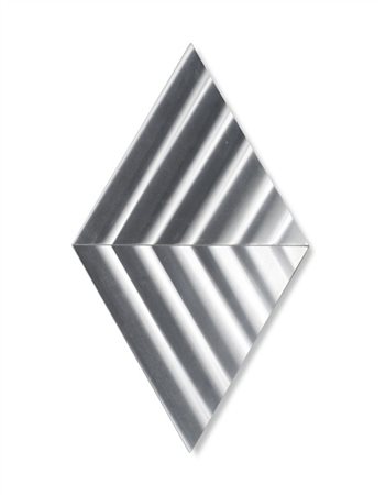GETULIO ALVIANI "Superficie a testura vibratile - studio per "diagonale"" 1975
a