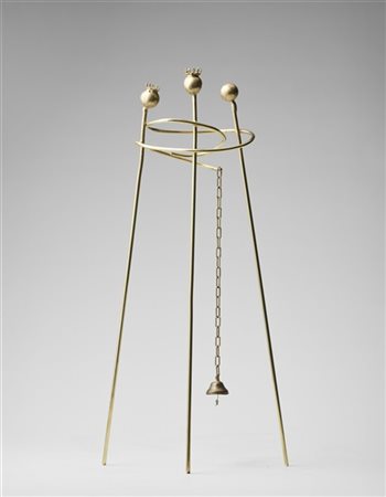 Fausto Melotti "L'abbraccio" 1961
ottone
cm 34x14,5x10

Provenienza
Collezione p