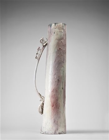 Fausto Melotti "Vaso" 1950 circa
ceramica smaltata policroma
cm 85,9x28x22
Firma
