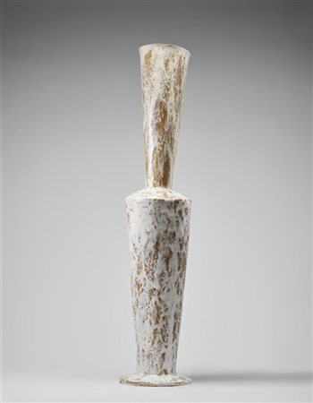Fausto Melotti "Vaso" 1950 circa
ceramica smaltata policroma
cm 97x25,5x20
Firma