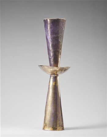 Fausto Melotti "Vaso" 1955 circa
ceramica smaltata policroma
h cm 57,4 x diam. c