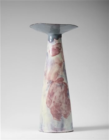 Fausto Melotti "Vaso" 1960 circa
ceramica smaltata policroma
h cm 31,7 x diam. c