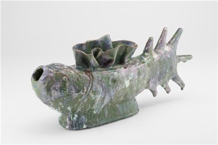 Fausto Melotti "Pesce" 1955 circa
ceramica smaltata policroma

Firmato con i set