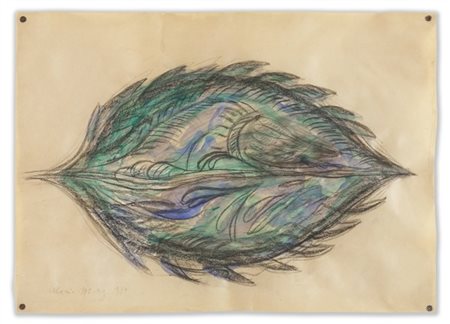 MARIO MERZ "Senza titolo" 1977
tecnica mista su carta
cm 50x70
Firmato e datato