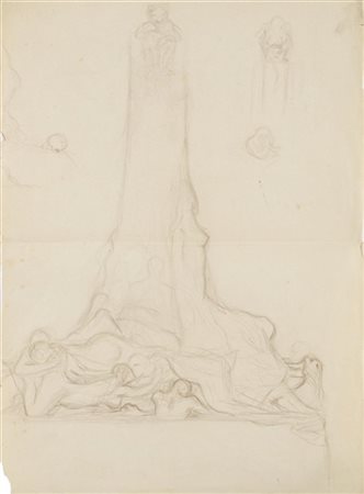 Alberto Martini "Lussuria" 
matita su carta
cm 44x33
Titolato in alto a sinistra
