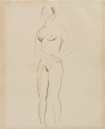 Marino Marini "Nudo" anni '30
inchiostro su carta
cm 26x21,5

Provenienza
Galler