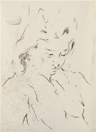 AFRO "Ritratto femminile" 1938
disegno a calco su carta
cm 28,5x21

Provenienza