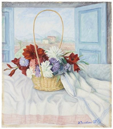 Gino Pancheri "Senza titolo" 1936
olio su tavola
cm 69x60
Firmato e datato 36 in