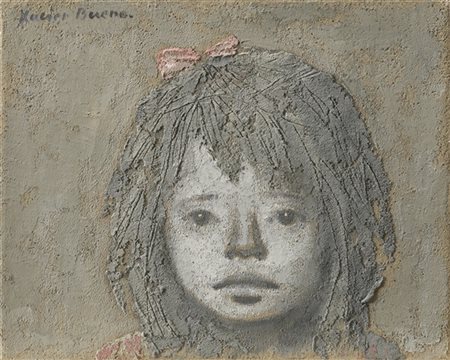 Xavier Bueno "Senza titolo" 1972 circa
olio e tecnica mista su tela
cm 20x25
Fir