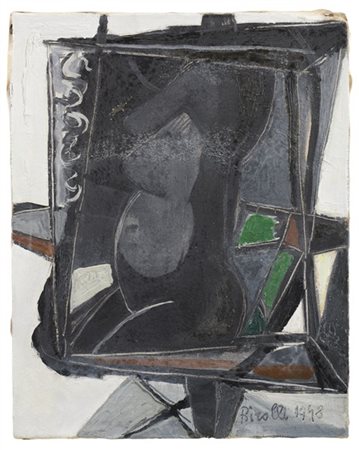 Renato Birolli "Nudo" 1948
olio su tela
cm 25x20
Firmato e datato 1948 in basso