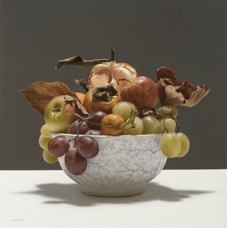 LUCIANO VENTRONE "Teatrino della sera" 2009-2010
olio su tela
cm 50x50
Firmato i