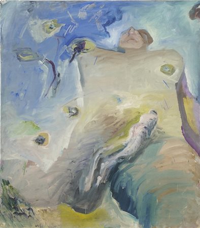 SIEGFRIED ANZINGER "Felix Austria" 1984
olio su tela
cm 80x70
Firmato, titolato