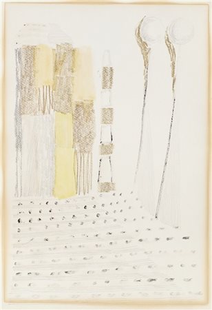 Fausto Melotti "Senza titolo" 1979
tecnica mista su carta
cm 41x28
Firmato al re
