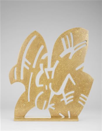 Pietro Consagra "Oracolo di Tebe" 1989
bronzo
cm 31x29x0,5
Firmato e numerato 2/