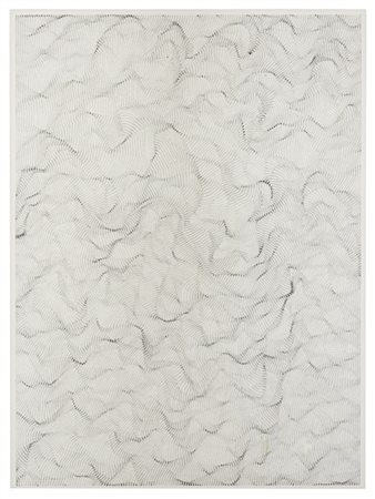 Dadamaino "Il movimento delle cose" 1996
mordente su poliestere
cm 150x116
Firma