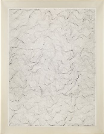 Dadamaino "Il movimento delle cose" 1996
mordente su poliestere
cm 150x116
Firma