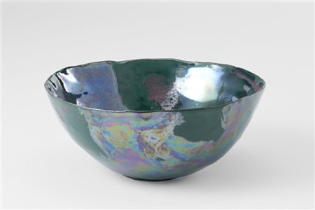Fausto Melotti "Coppetta" 1955 circa
ceramica smaltata policroma
diam. cm 14 x h