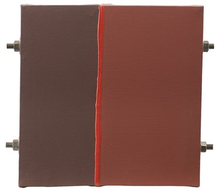ENZO CACCIOLA "N. 60" 2015
tecnica mista (multigum) su tela e ferro
tela cm 30,5