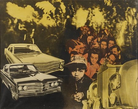 Anna Comba "Fuochi d'artificio" 1966
tecnica mista su tela emulsionata
cm 52x65