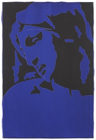 Tano Festa "Senza titolo" 1978
pittura industriale, tempera, smalto, proiezione
