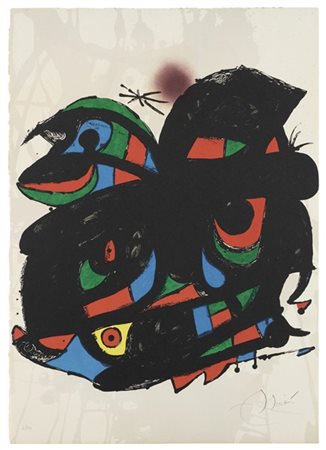 Joan Miró "Affiche per l'inaugurazione della Fundaciò Joan Mirò, Barcellona" 197