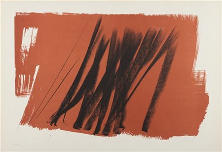 Hans Hartung "Farandole, Suite A, Tav. XIII" 1970
litografia a colori
cm 59,5x86