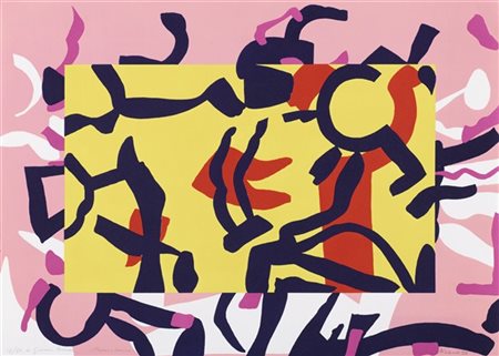 Carla Accardi "Senza titolo" 1992
litografia a colori
cm 50x70
Firmata, datata '