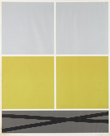 JESUS RAFAEL SOTO "Senza titolo" 
litografia a colori
cm 72,5x58,5
Firmata e num