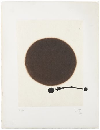VICTOR PASMORE "Punto di contatto 3" 1982
acquaforte
(lastra cm 22,5x17; foglio