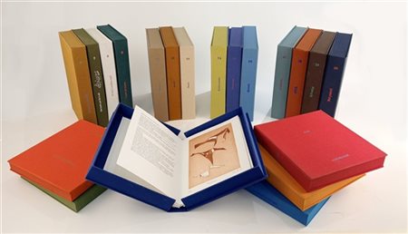 Achille Perilli "La LIbrericciuoLA" Anni '90 - 2004
serie completa di venti libr