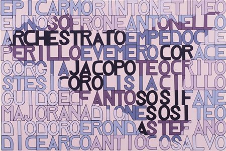 Salvo "Sicilia" 1977
serigrafia a colori
cm 46x69,2
Firmata, datata 77 e numerat