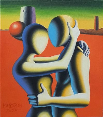 Mark Kostabi “Metaphysical unity” 2025