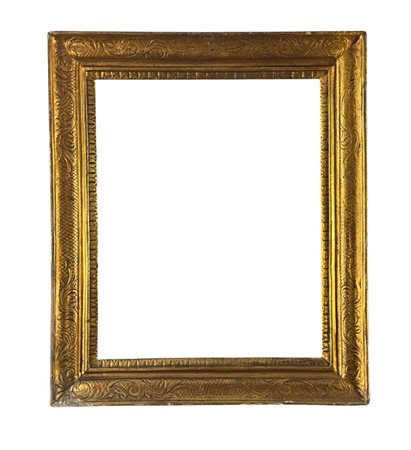 Cornice periodo Italia Meridionale XIX secolo. Dimensioni esterne: 53x62....