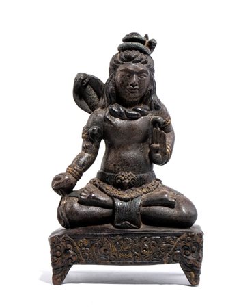  
Figura di divinità buddista. Asia del Sud, XX secolo 
 Altezza cm 33