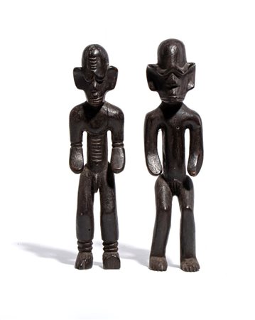  
Due figure Montol. Nigeria, XX secolo 
 Altezza cm 20