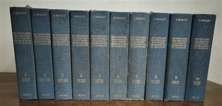 Bénézit, E. Dictionnaire critique et documentaire des Peintres, Sculpteurs, Dessinateurs et Graveurs. Librairie Gründ, 1976. Set di 10 volumi.