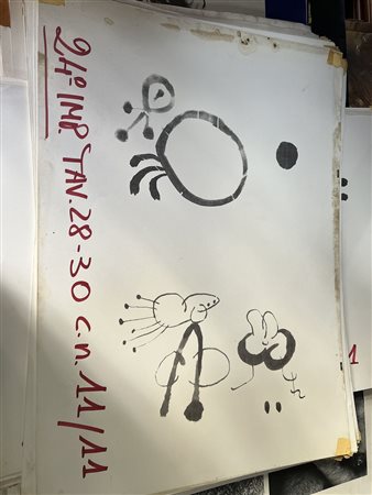 Joan Miró, serie Enfance d'Ubu lotto di 20 opere su carta 