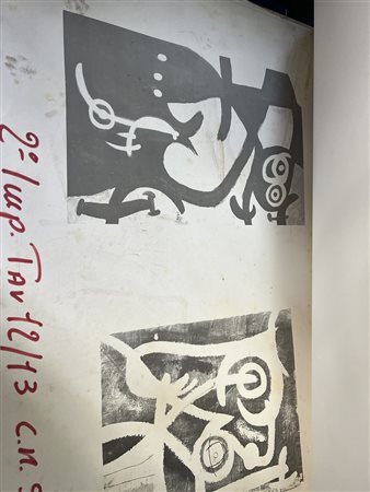 Georges Rouault e altri Lotto di prove  di stampa litografica su carta di grande formato