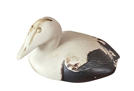 Ejner Petersen (E.P. Hoff) Anatra Stilizzata in Pasta Ceramic