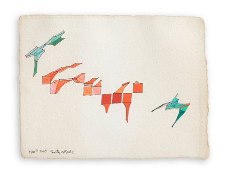 ACHILLE PERILLI (1927-2021) - Tenuta verticale, 2003