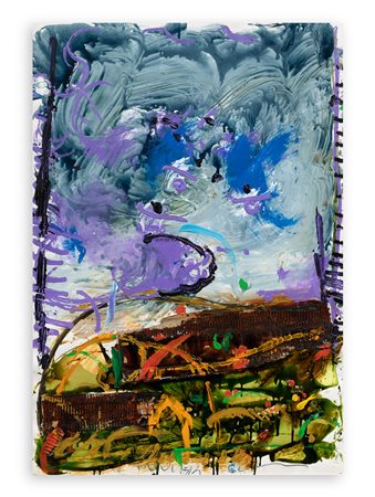 MARIO SCHIFANO (1934-1998) - Senza Titolo, 1985