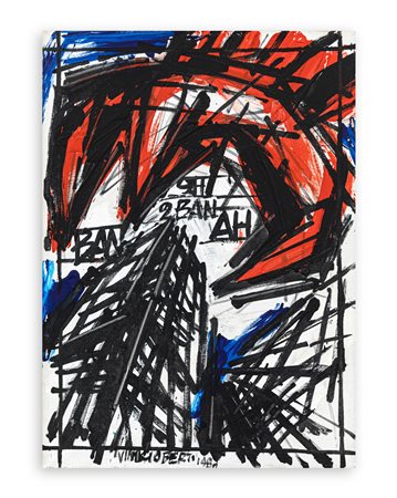 VINICIO BERTI (1921-1991) - Antagonismo e costruzione ah-bau, 1981