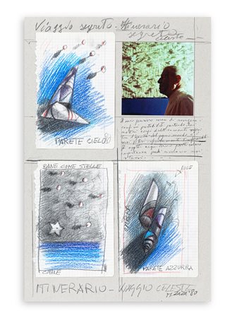 MICHELE ZAZA (1948) - "Itinerario segreto", 1980