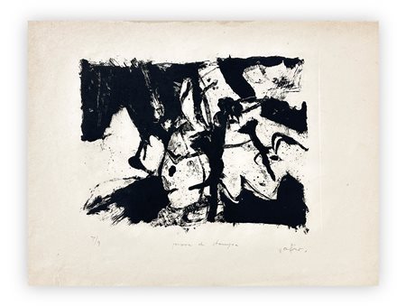 AFRO BASALDELLA (1912-1976) - Notte di inverno o occhio di lucertola, 1960