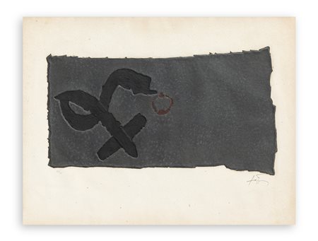 ANTONI TAPIES (1923-2012) - Creu Deformada, 1979