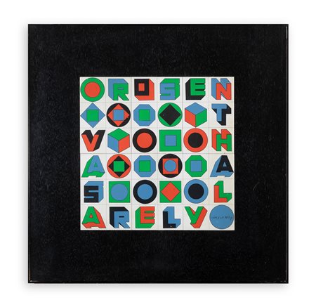 VICTOR VASARELY (1906-1997) - Senza Titolo (Composizione per Rosenthal), 1976