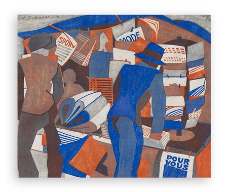 LILL TSCHUDI (1911-2004) - Kiosk in Paris, 1933