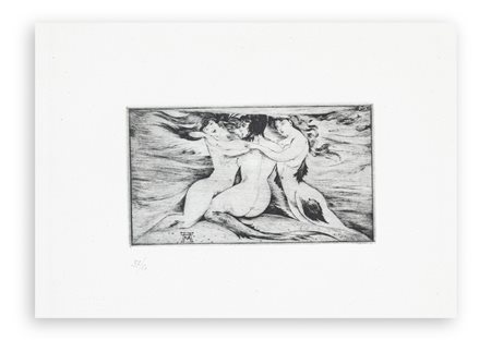ALBERTO MARTINI (1876-1954) - Le tre sirene